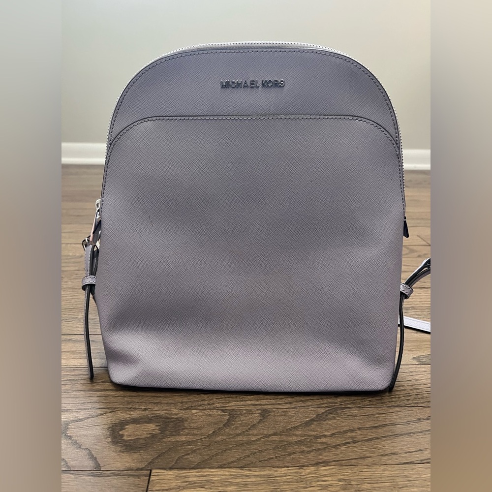 Michael Kors Large Lilac Purple Saffiano Leather Backpack